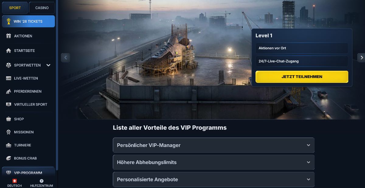 Betrepublic VIP-Programm