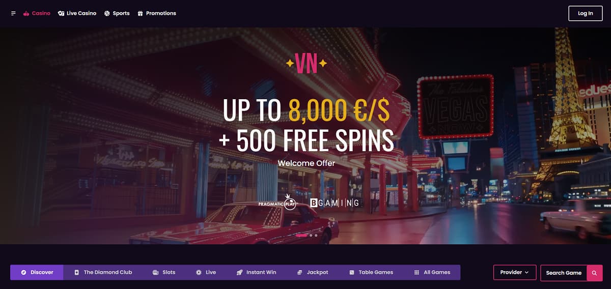 Vegasnow bietet die maximale Spielbreite für Schweizer, die ein großes Casino suchen. Als Top-Adresse für ausländische online casinos schweiz überzeugt die Plattform mit einer gigantischen Spieleauswahl, die keine Wünsche offenlässt.